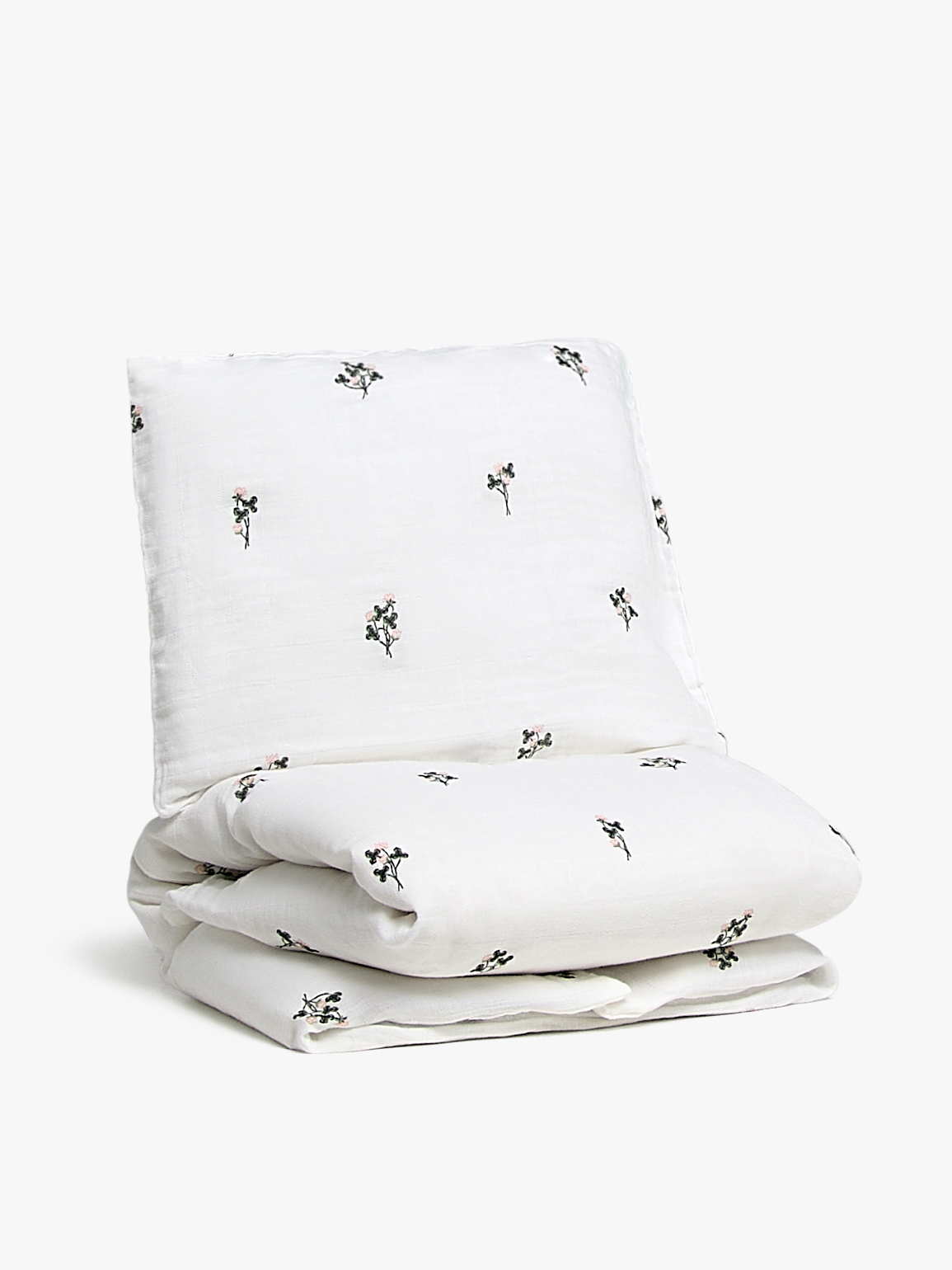 Alice & Fox ADORA Pussilakanasetti Kehto 70x80, Valkoinen