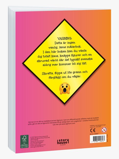 Egmont Kärnan Swedish Brainrot Värityskirja