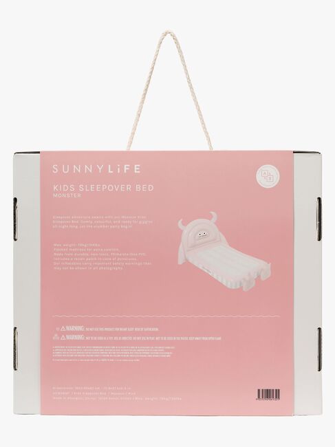 SUNNYLiFE  Puhallettava Lastensänky, Monster Pink