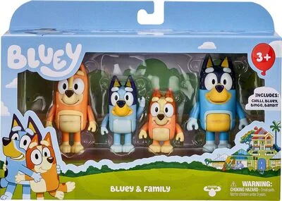 Bluey & Family Figuurit 4-pack