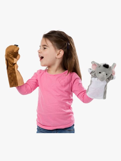 Melissa & Doug Käsinuket Eläintarha, 4 st