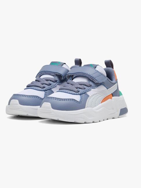 Puma Trinity 2 LT AC+ Infant Lenkkarit, White/Silver Mist