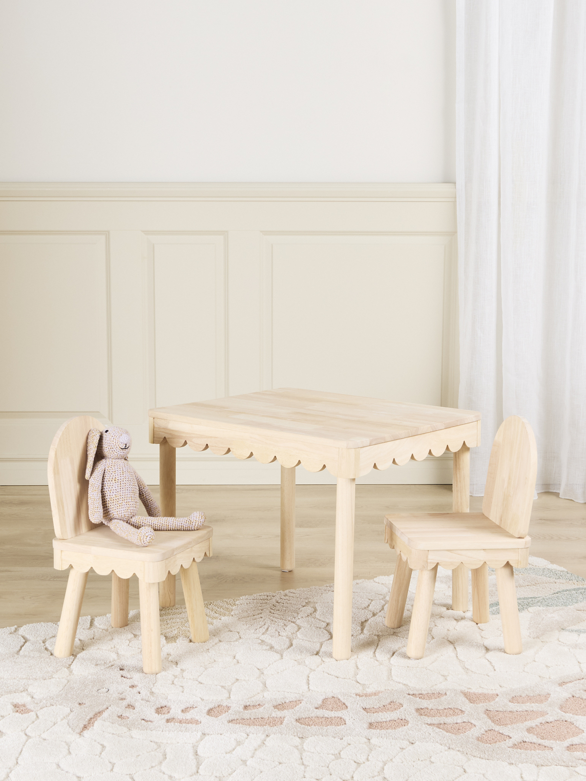 Alice & Fox Dune Pöytä & Tuolit, Natural Wood