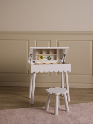 Alice & Fox Dune Meikkipöytä Toddler, White