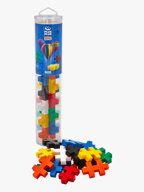 Plus-Plus Rakennussarja + Pohjalevy & Tuubi 3x15 Osaa