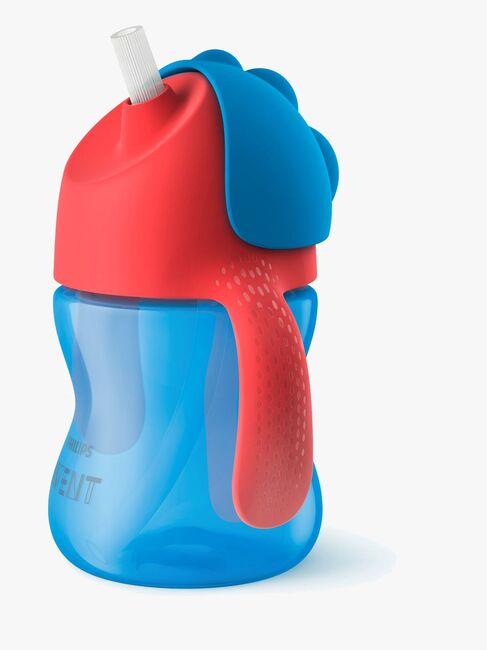 Philips Avent Pillimuki Kahvalla 200ml, Sininen/Punainen