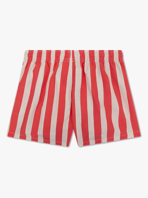 Swim Essentials Uimashortsit, Lobster Stripe Beige/Red