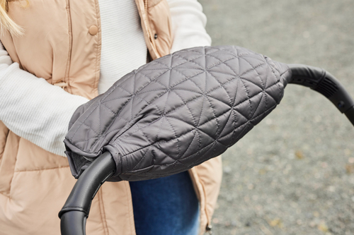 Oh, Poppy! Luna Quilted Kädenlämmitin Vaunuihin, Anthracite Gray