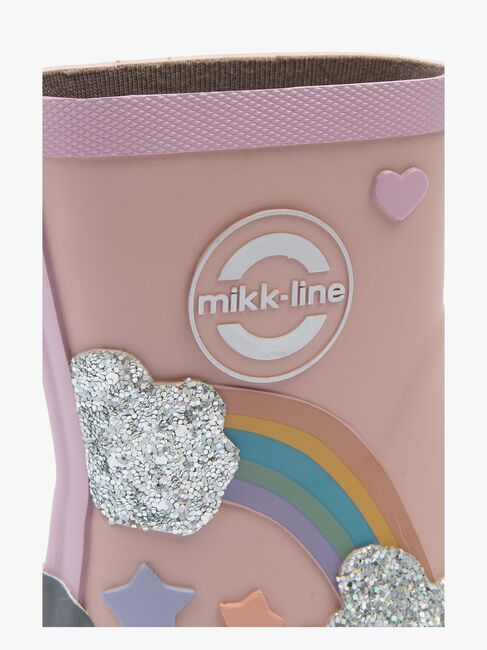 Mikk-Line Barefoot Rainbow Kumisaappaat, Adobe Rose