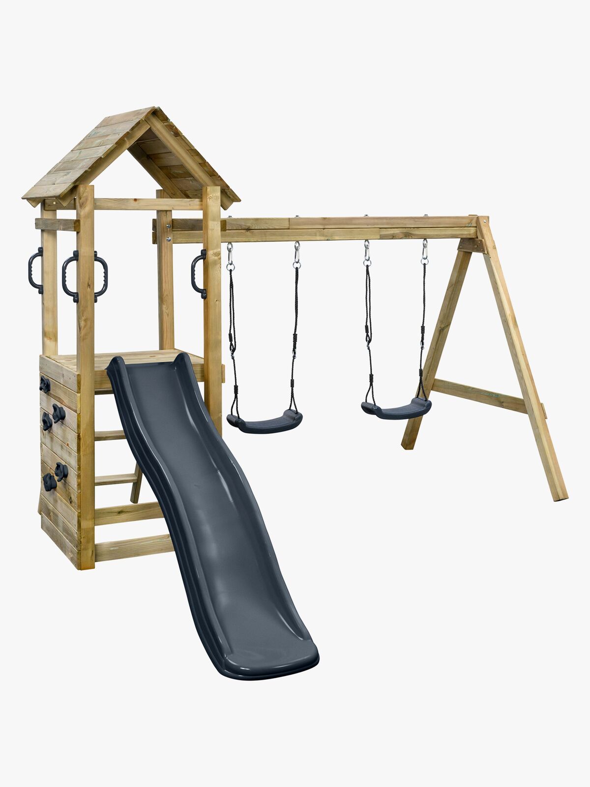 Swing King Maria Leikkiteline + Harmaa Liukumäki