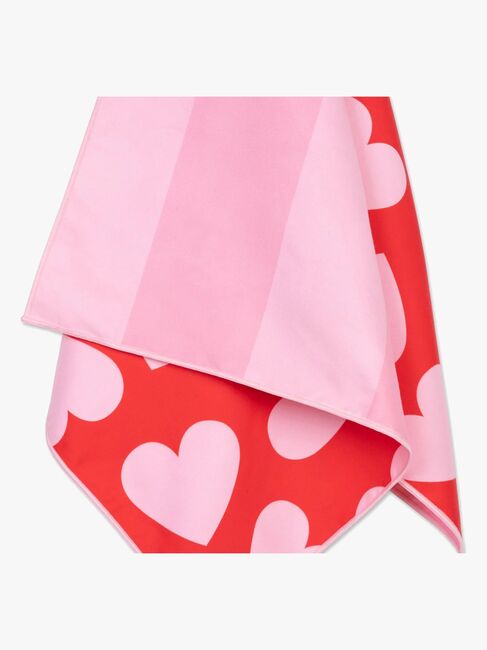 Swim Essentials Hearts Kylpypyyhe, Red