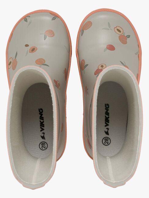 Viking X Kenza Kuviointi Kumisaappaat, Apricot/Sand