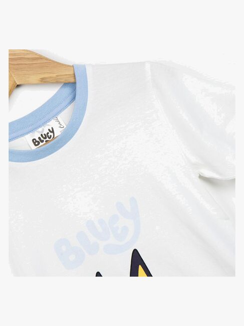 Bluey Pyjama, Sininen/Valkoinen