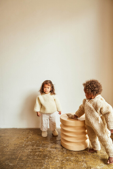 BINIBAMBA Merino Snuggle Takki, Milk