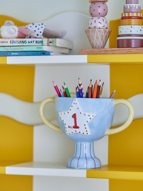 Bloomingville MINI, Trophy Kukkaruukku Keramiikka, Monivärinen