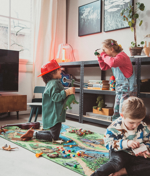 Rebel Roads Leikkialusta Dino World 140x200