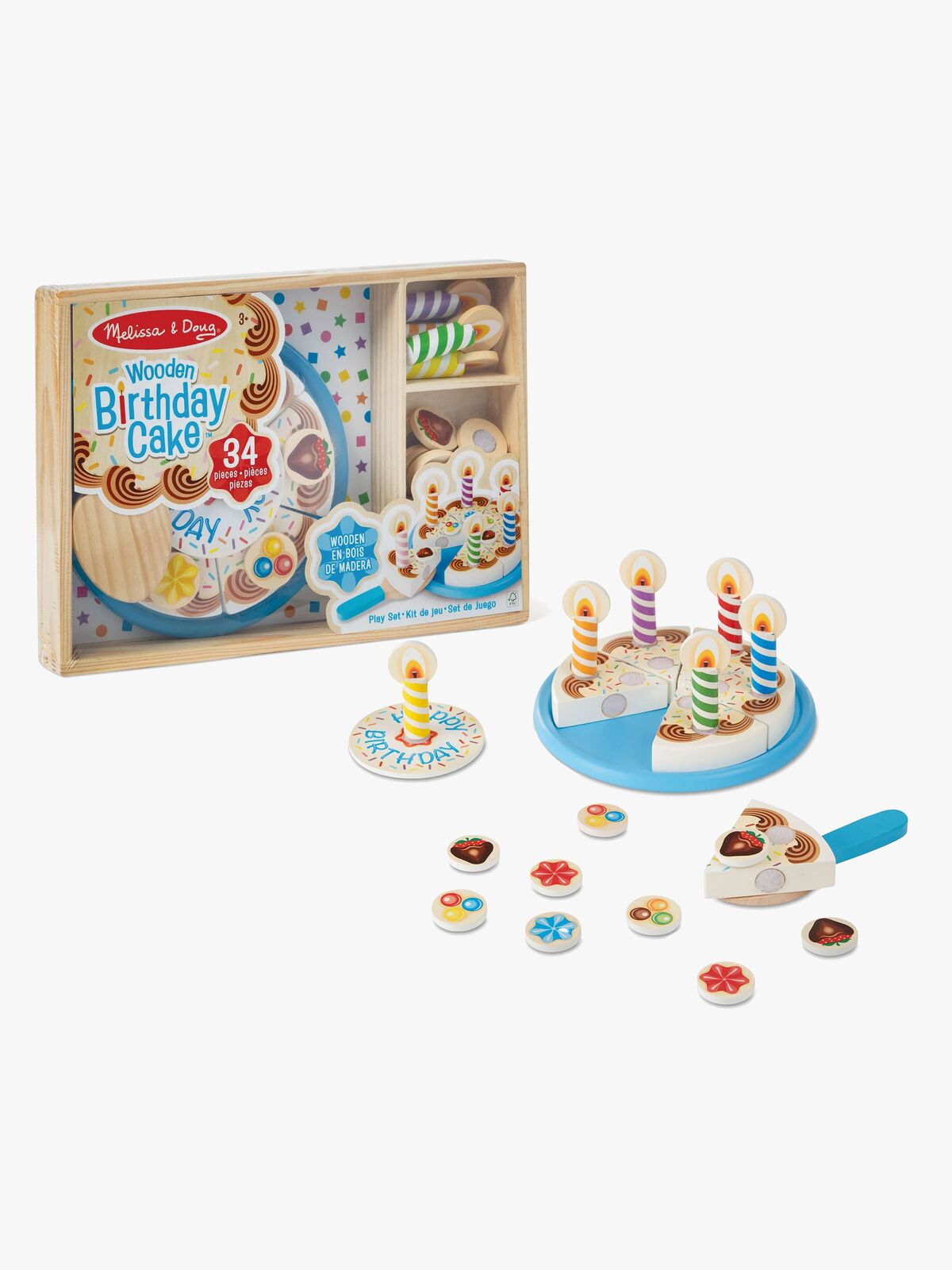 Melissa & Doug Lelukakku Puinen 34 Osaa