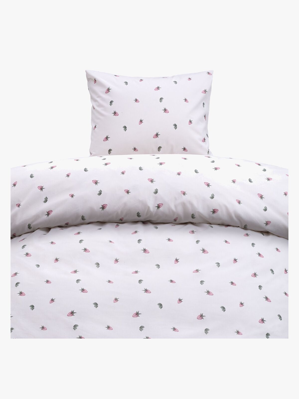 Borganäs Pussilakanasetti Mansikkaunelma 150x210