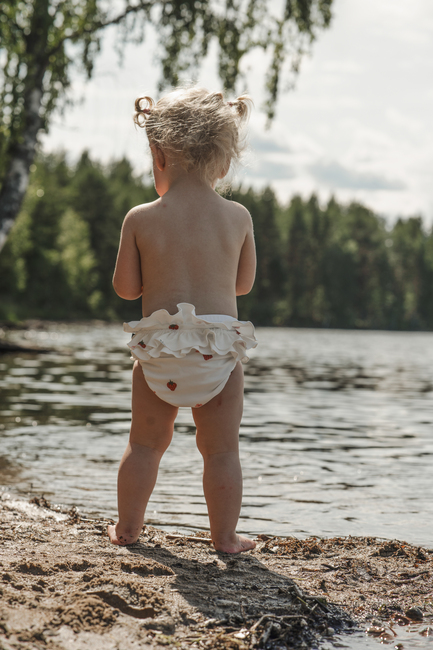 Lindberg Daisy Baby Uimavaippa, Offwhite/Pink