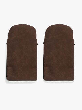 KONG.WALTHER Østerbro Faux Suede Vaunurukkaset, Chocolate Brown