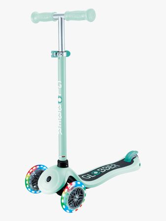 Globber Primo Kokoontaitettava Lights V2 3-pyöräinen Potkulauta, Pestel Mint