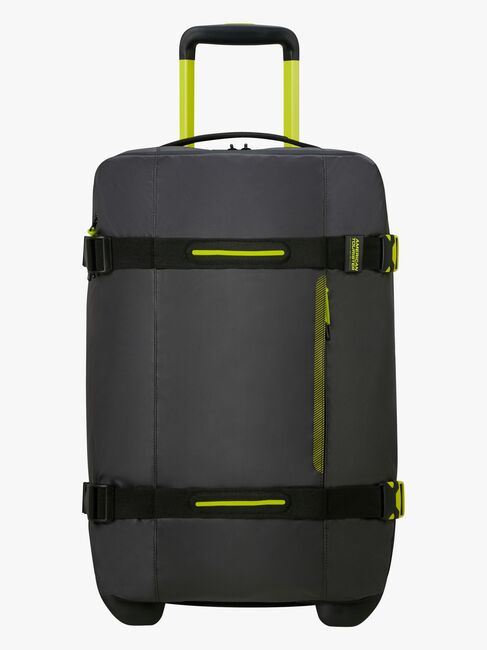 American Tourister Urban Track Duffle Matkalaukku 55L, Black/Lime