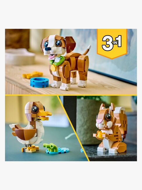 LEGO Creator 31382 Söpöt eläimet: Leikkisä koiranpentu