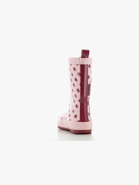 Disney Minni Hiiri Kumisaappaat, Pink/Burgundy