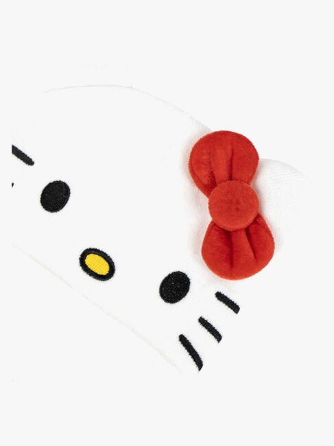 Hello Kitty Pipo + Hanskat, Valkoinen/Punainen