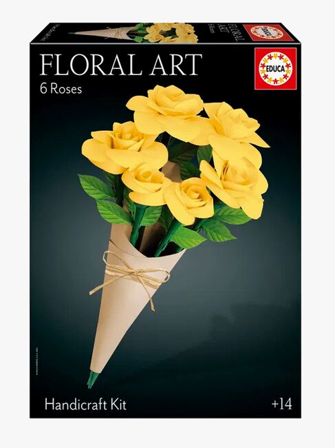 Educa Askartelusetti Ruusut, Keltainen