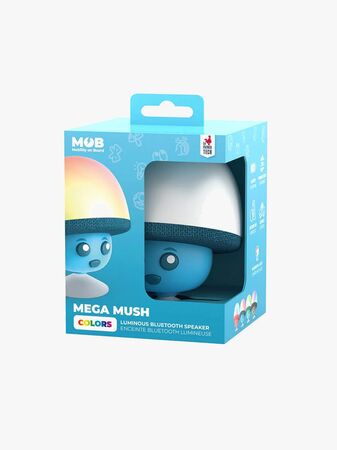 MOB – MOBILITY ON BOARD Mega Mush - Sistema di altoparlanti Bluetooth impermeabile rosso, suono potente, multifunzione, adatto al montaggio a parete ovunque