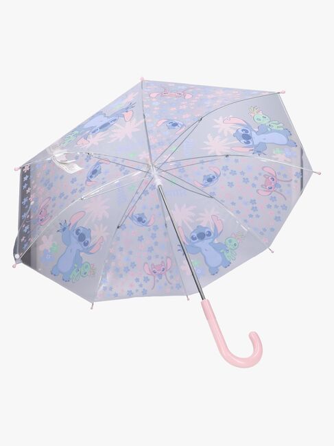 Disney Stitch Sateenvarjo Rainy Days, Vaaleanpunainen