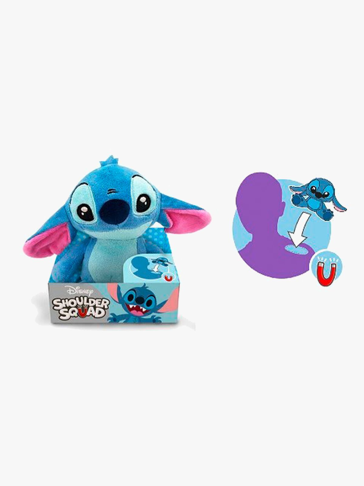Disney Stitch Magneettinen Olkaystävä 12 cm