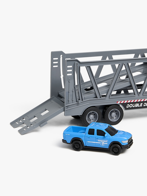 Alex's Garage Sähkökäyttöinen Autonkuljetusrekka Kaksikerroksinen