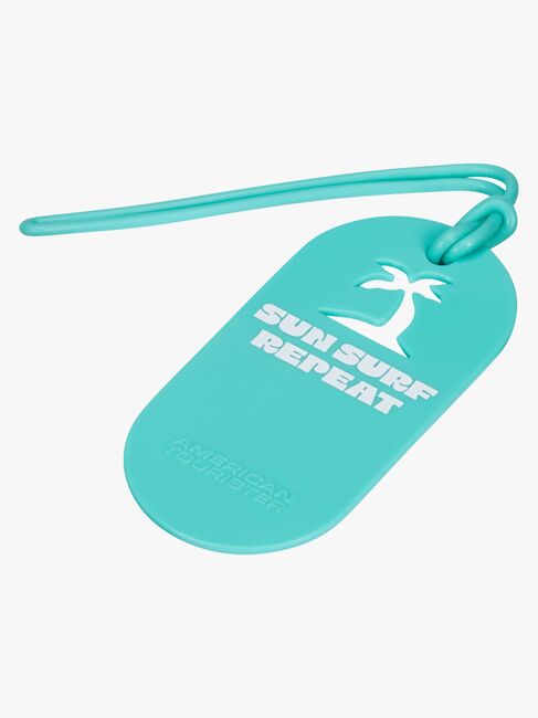 American Tourister Fun Tags Matkalaukun Nimilappu 2-pack, Sun Surf Repeat