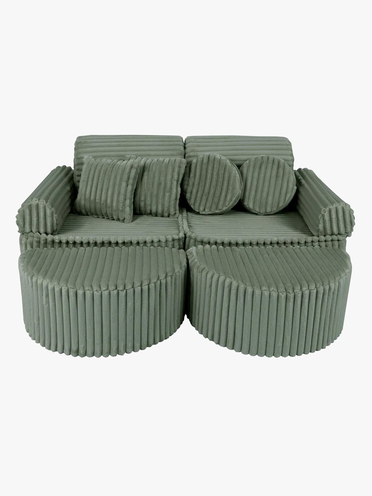 MeowBaby Churros Sohva Max, Olive Sage Green