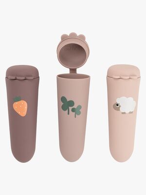 Done By Deer Sheppy Jäätelömuotti Silikoni 3-pack, Powder