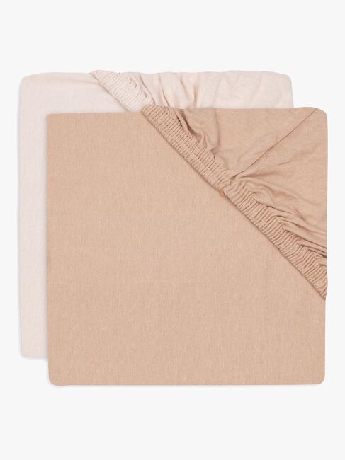 Jollein Muotoonommeltu Aluslakana 60x120 2-pack, Blush/Wild Rose