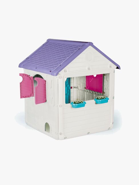 DOLU My First Leikkimökki, Valkoinen/Vaaleanpunainen