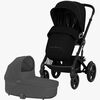 Cybex TALOS S Lux Yhdistelmävaunut, Moon Black