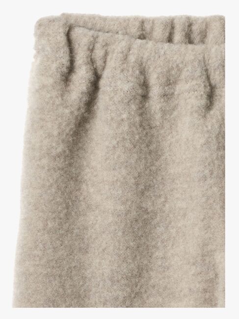 Wheat Kinnie Villafleecehousut Merinovilla, Khaki Melange