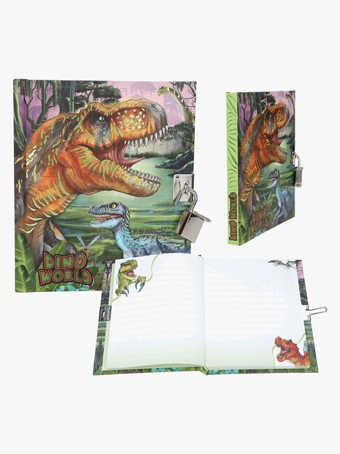 Dino World Päiväkirja + Riippulukko
