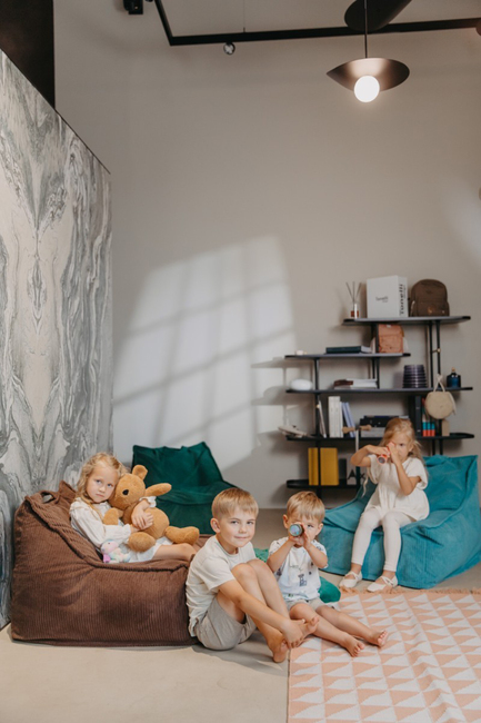 Yappy Kids Yappyhug Säkkituoli, Aqua Blue