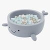 MeowBaby Boucle Whale Pallomeri, Dusty Ice Blue