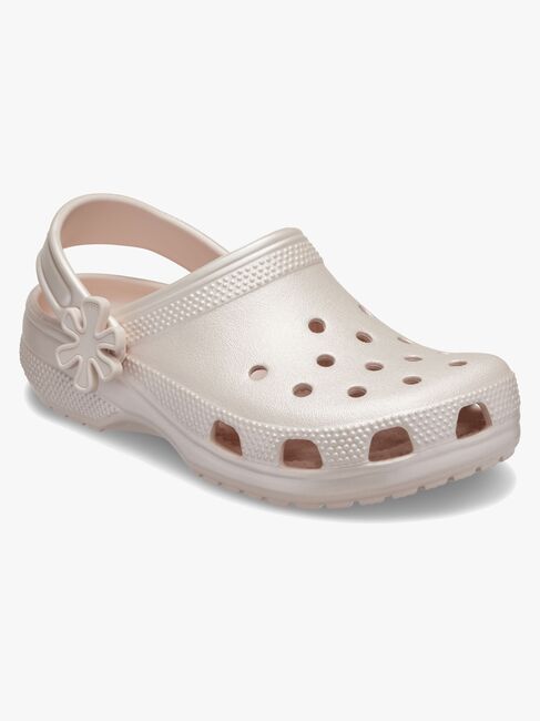 Crocs Classic Pearl Shine Pistokkaat, Quartz