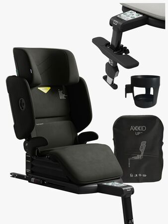 Axkid Up Turvavyöistuin + Lisätarvikkeet, Forest Moss Green