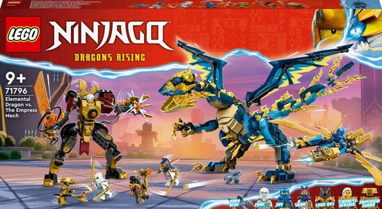 LEGO Ninjago 71796 Elementtilohikäärme  Vs. Keisarinnan Robottiasu