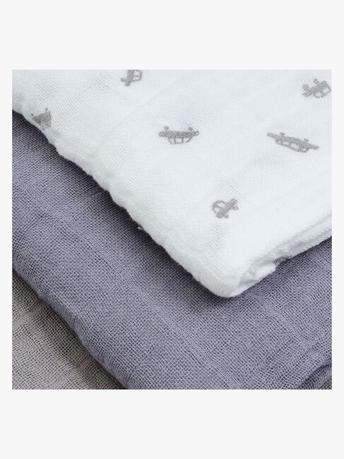 Peppi Musliiniviltti 3-pack, Tradewinds