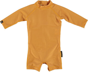 Beach&Bandits Golden Ribbed Baby UV-Puku, Golden Orange