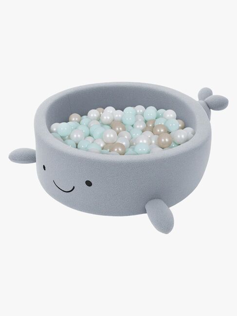 MeowBaby Boucle Whale Pallomeri, Dusty Ice Blue